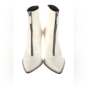 Alexander Wang studded White Leather Boots